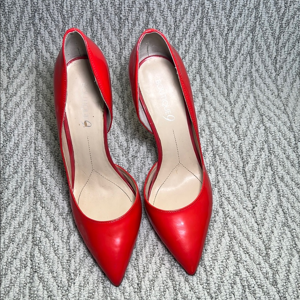 Elegant Leather‎ Heels size 7.5. Boutique 9. - Picture 2 of 12
